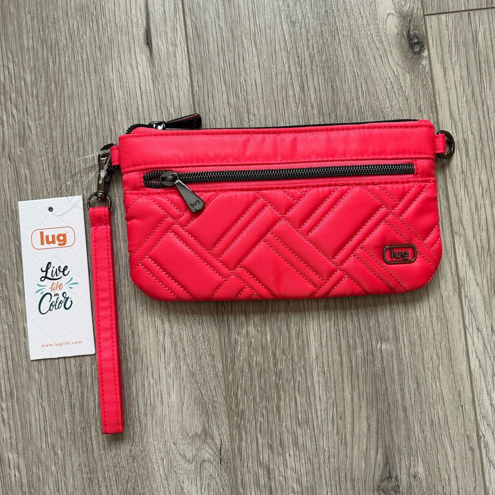 NWT Lug Super Metro in Coral Red